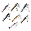 Trendy Swimbait Keychain Unisex Artificial Fish Accessory Fishing Theme Decoration Lightweight Waterproof Accessories
