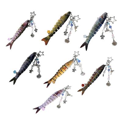 Modny brelok Swimbait Unisex Akcesorium Sztuczna Ryba Dekoracja Tematyczna Wędkarska Lekkie Wodoodporne Akcesoria