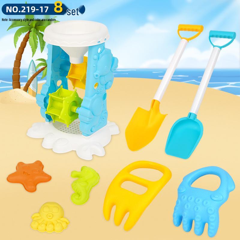 Children's Beach Sand Toy Set with Trolley