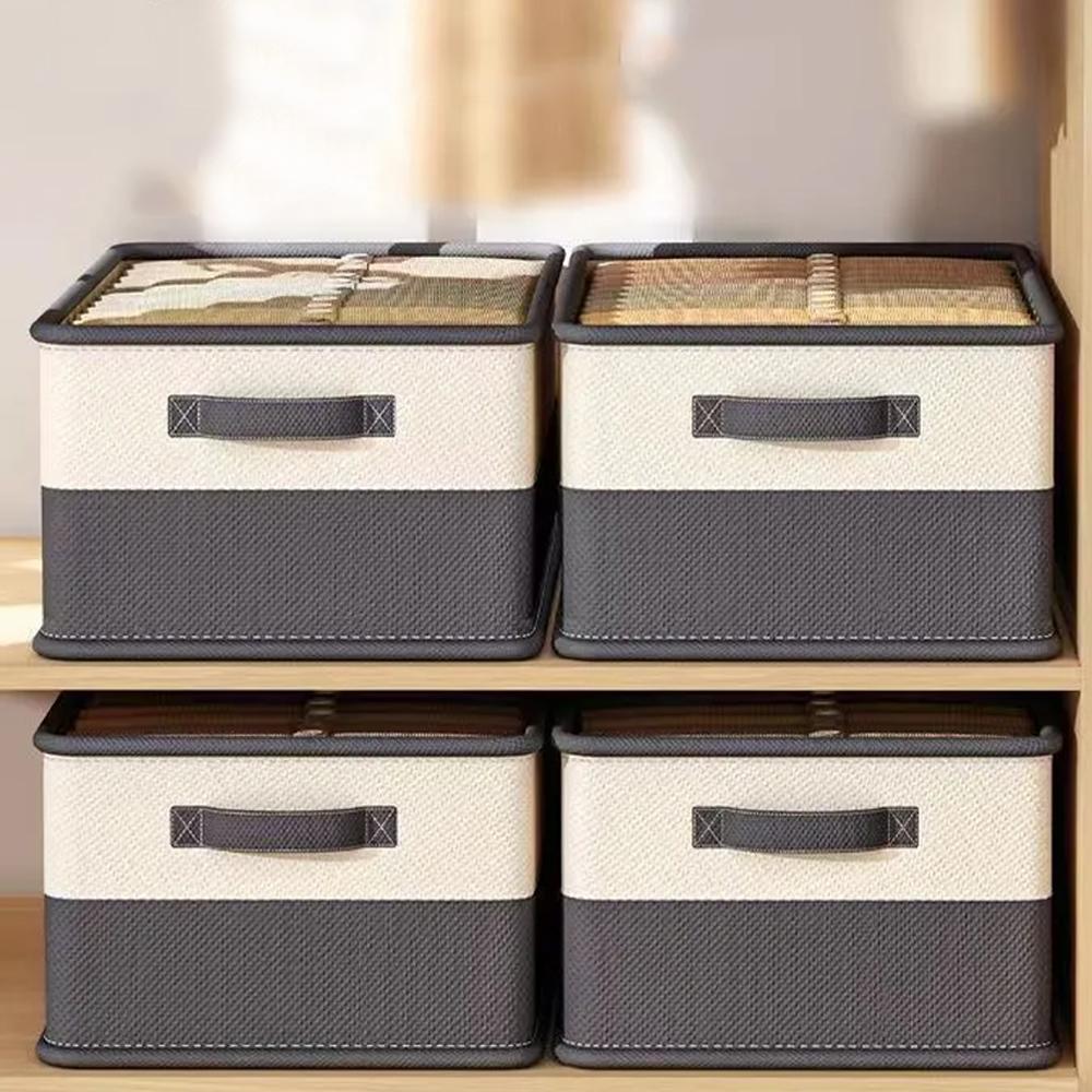 Foldable Clothes Organizer Boxes Jeans Pants Sweater Storage Box Cabinets Drawers Divider Storage Basket Wardrobe Underwear Orga