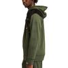 Timberland Męska bluza z kapturem z polaru sztruksowego, łączona, zielona A25GX-U31