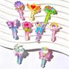 Mini Glittery Resin Magic Wands Multiple Cartoon Styles For Diy Crafts Cream Glue Decoration For Kids