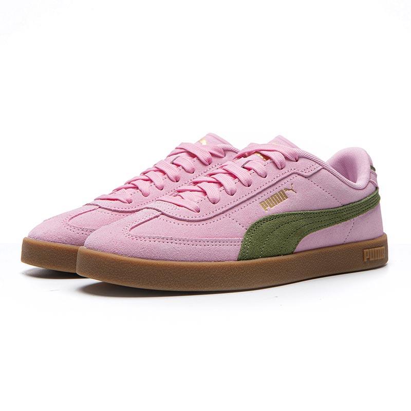 PUMA Club 2 Comfortable Low top German Army Trainers Unisex Pink