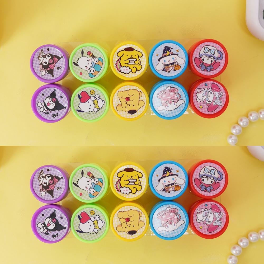 Cartoon Sanrio Seal Patterns Of Movie Merchandise Prizes Seal Set Cute Seals Reward Gifts Seals Kuromi Children'S Day Gifts