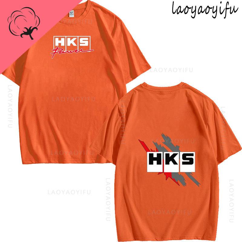 JDM Modified Car HKS ENDLESS Theme 100Cotton Mens Womens Fashion High Quality Oneck Casual Summer TShirt Printed Fashion