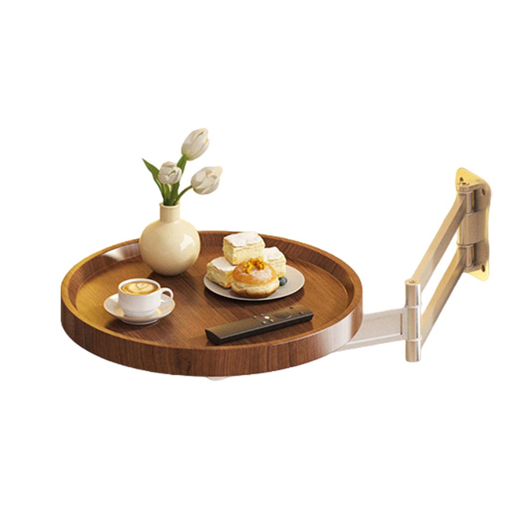 Neue Wandmontierte Klappbare Kleine Runde Teetische Platzsparend Mehrzweck Kreative Schwebende Regale Einfach zu Montieren Flexibel