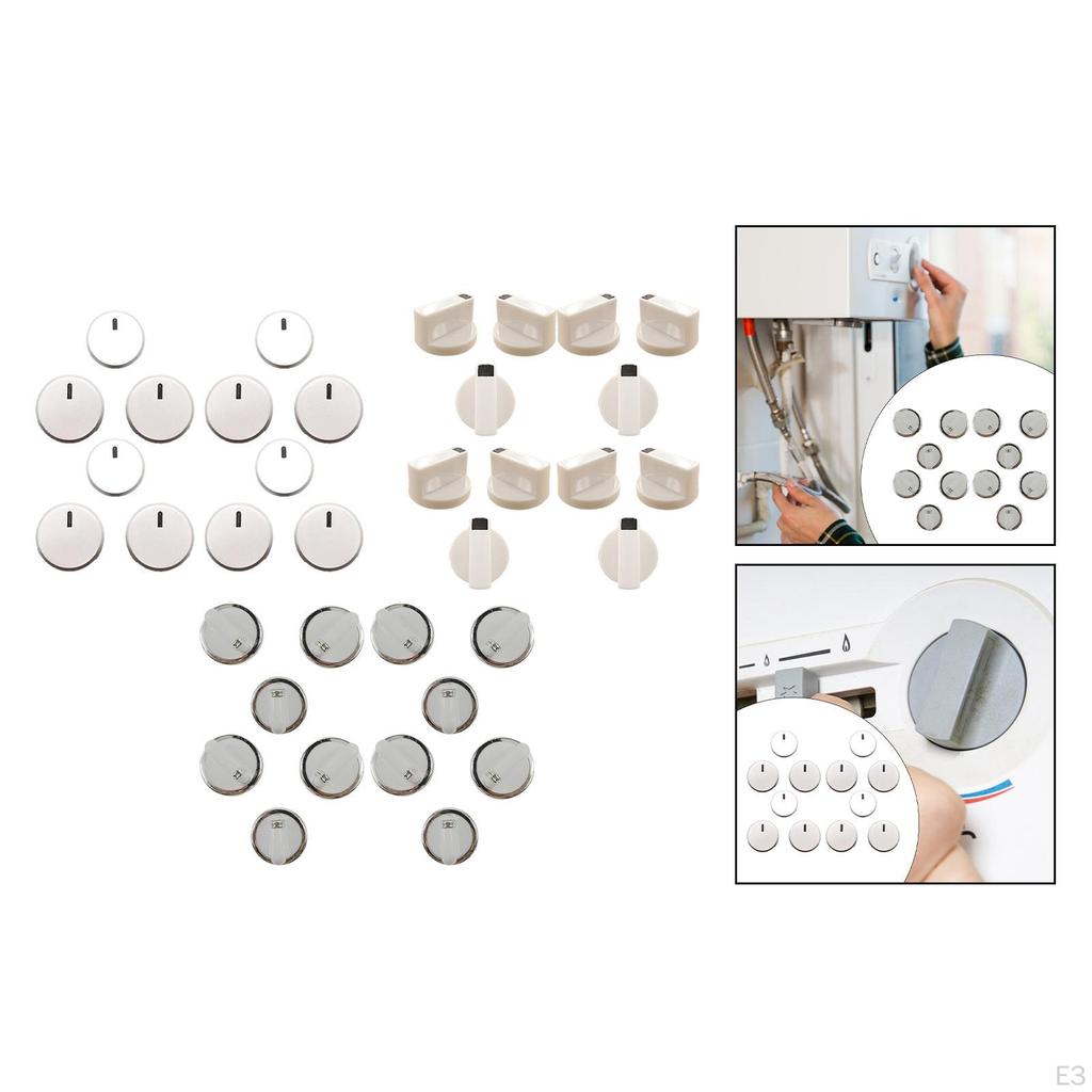 12 Pieces Waterheater Knobs Dial Knob Easily Install Reliable Professional Multifunctional for Gas