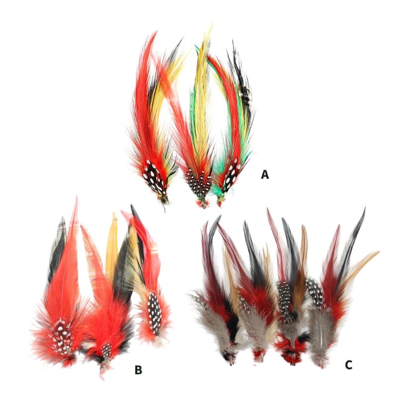 10PCS Handmade Plumage Embellishments For Headpieces And Fashion Accessories