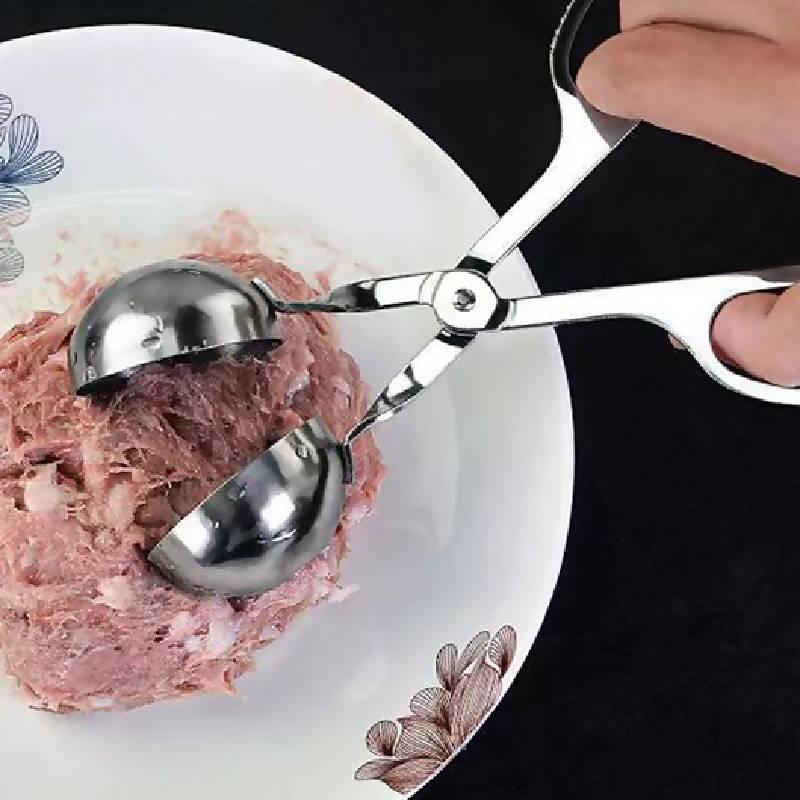 Premium 304 Edelstahl Fleischbällchenformer für müheloses Kochen zu Hause und Meal Prep