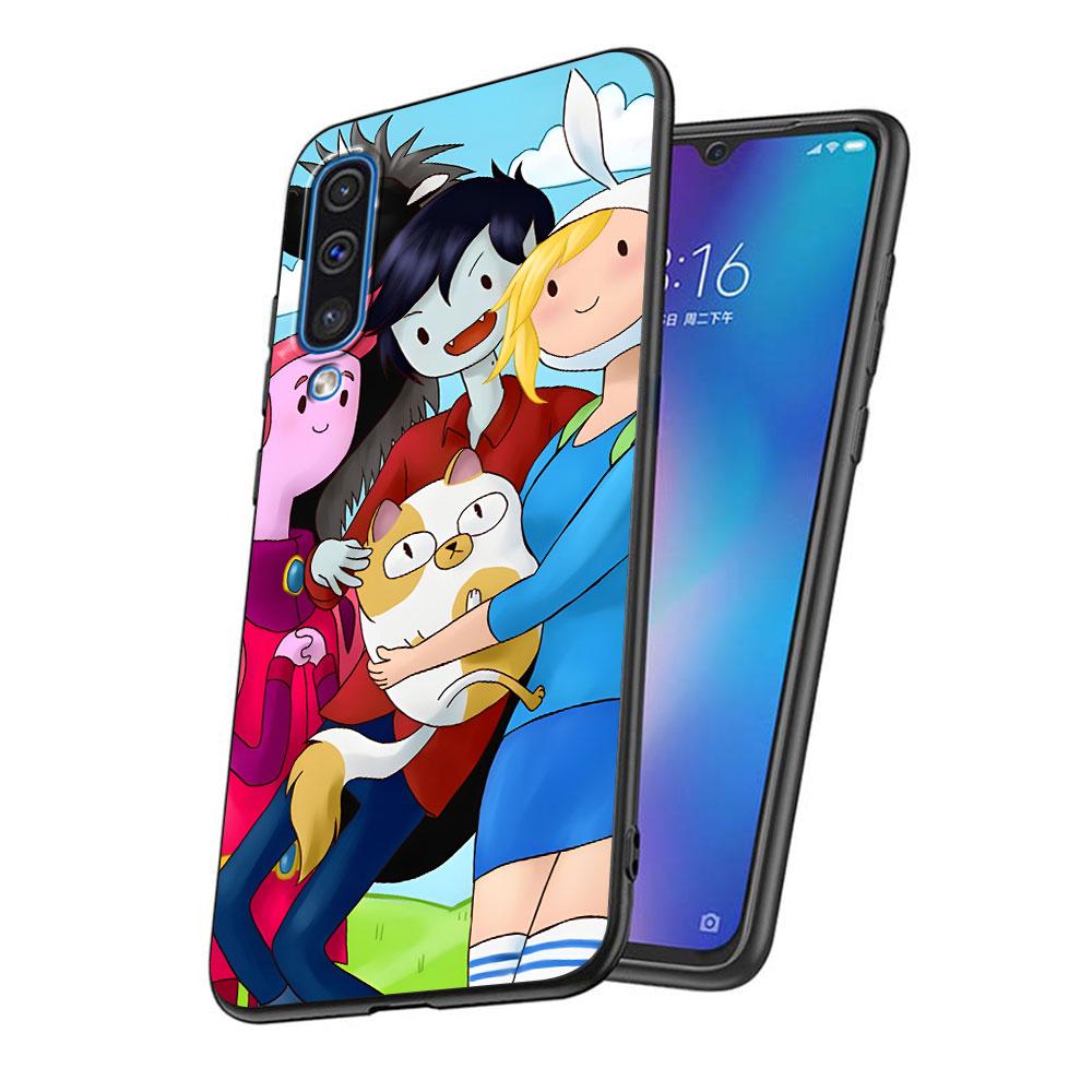 Adventure Fionna & Cake Time Case for Samsung Galaxy A03 A04s A20 A30 A20e A70 A70s A50 A40 A30s A50s A20s TPU Black Phone Cover