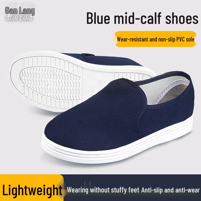 

Unisex Antistatic Breathable Canvas Dust-Free Work Shoes 48