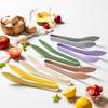 Leaf Silicone Food Tongs Non-Slip Heat Resistant for BBQ Steak Bread Kitchen Cooking