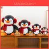 Süßes Pinguin-Stofftier mit Schal für Valentinstagsgeschenk und Sammler
