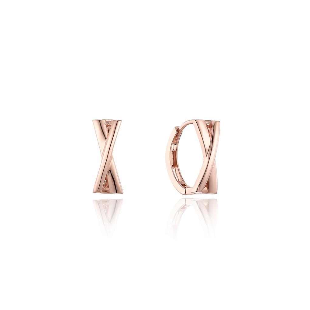 

LLOYD Cross Line One-Touch Earrings LOTL3092T 10k