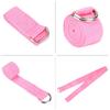 with Metal D Ring Buckle Adjustable Stretch Strap 183*3.8cm Fitness Belt  Sports Stretching