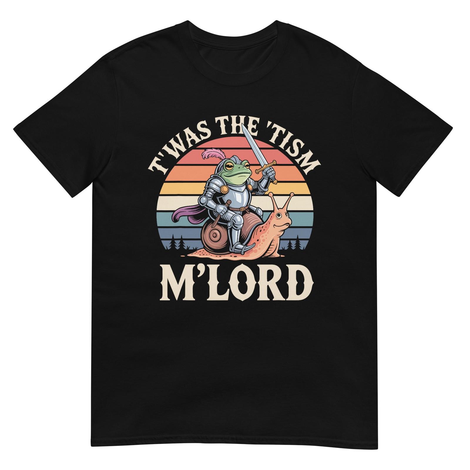 T was the Tism M Lord Funny Medieval Knight Frog T-Shirt XXXXL