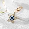 Turkish Blue Evil Eye Keychain Blessed Lucky Key Holder Keyring Amulet For Bag Accessory Gift Jewelry Keychain