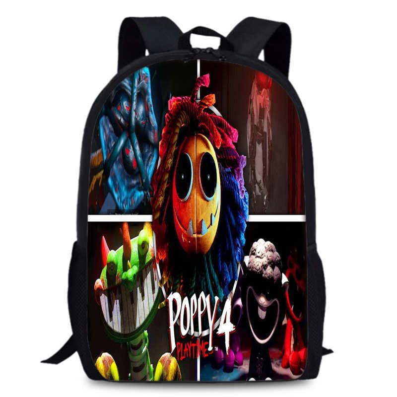 Chapter Poppy Playtime 4 Durable Bookbag 15in Laptop Anime Backpack Oxford