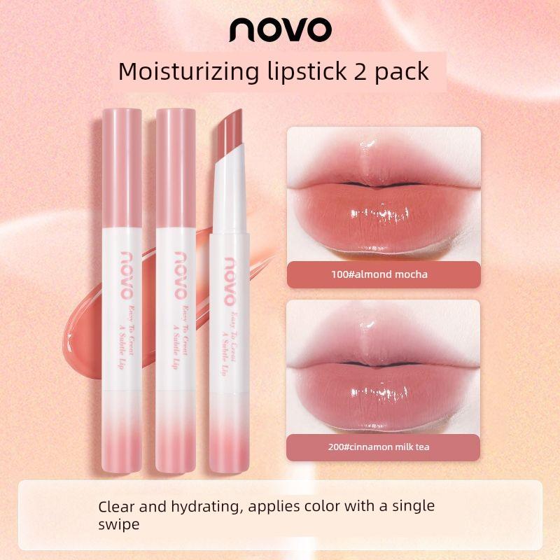 Nude Color Lipstick Stick, Lip Gloss for Women, Non-Fading, Non-Stick Cup, Low Saturation for Autumn and Winter, Natural Makeup, Niche Brand