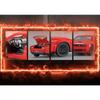 1/32 Dodge Challenger Helicat SRT Sportwagenmodell aus Legierung, Druckguss-Metallspielzeug, Muscle-Car-Modell, Simulation, Ton und Licht, Kindergeschenk