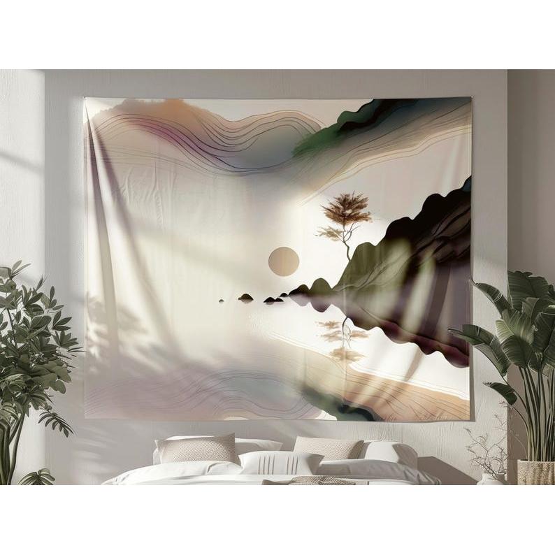 meditation tapestry 75x100 чёрный