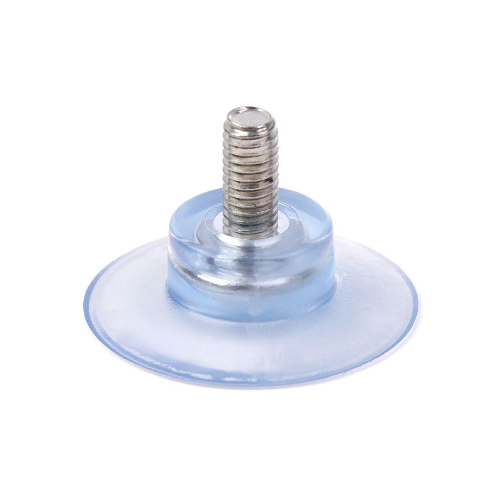 10Pcs Rails Bathroom Transparent Kitchen Holder Nut Wall Hook Suckers Screw Wall Rack Suction Cup