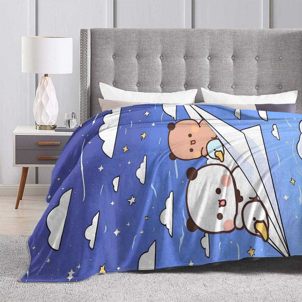 Weiche Decke Mädchen Jungen Camping Bubu Dudu Flugdecke Flanell Tagesdecke für Couch Sessel Sofa Bett Modische Sofa Bett Abdeckung