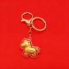 Year of the Horse Zodiac Pendant: "Ma Shang You Qian" Keychain, Cartoon Horse Bag Charm, Phone Lanyard, Livestreaming Accessory.