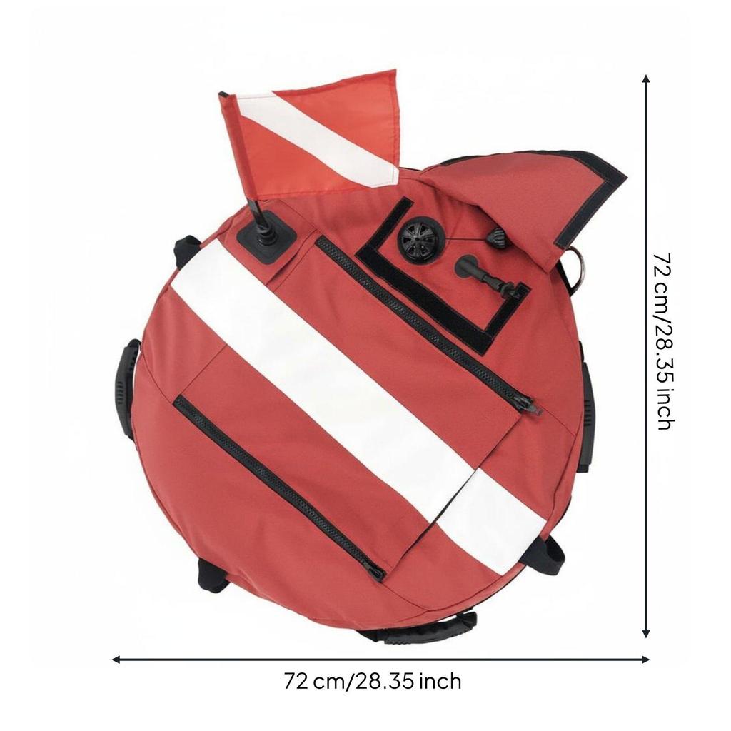 Inflatable Water Buoy Xxl Floating Swim Ring Safety Marker