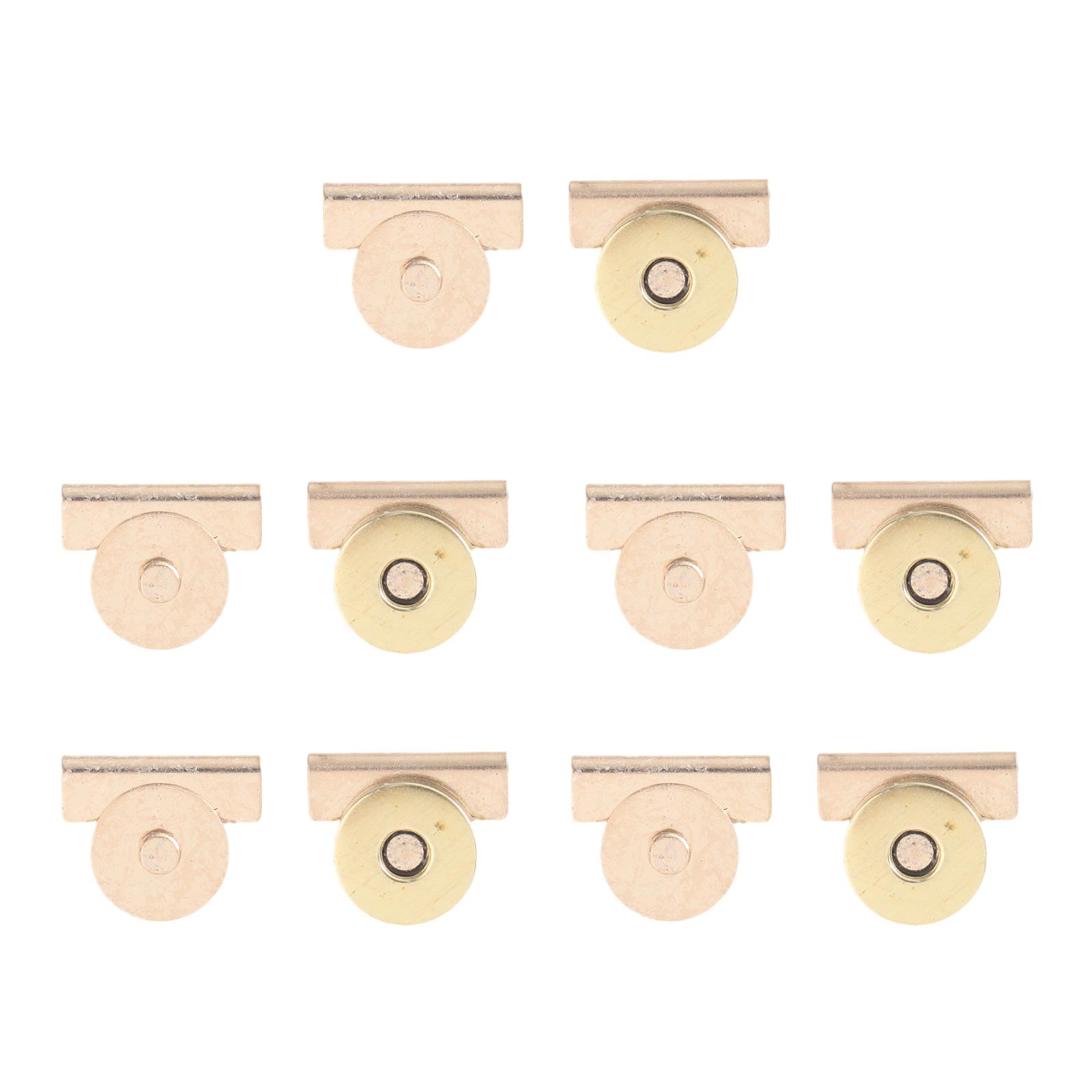 

10 штук магнитных застежек для сумок, элегантные прочные застежки-кнопки для различных стилей сумок и для замены 2