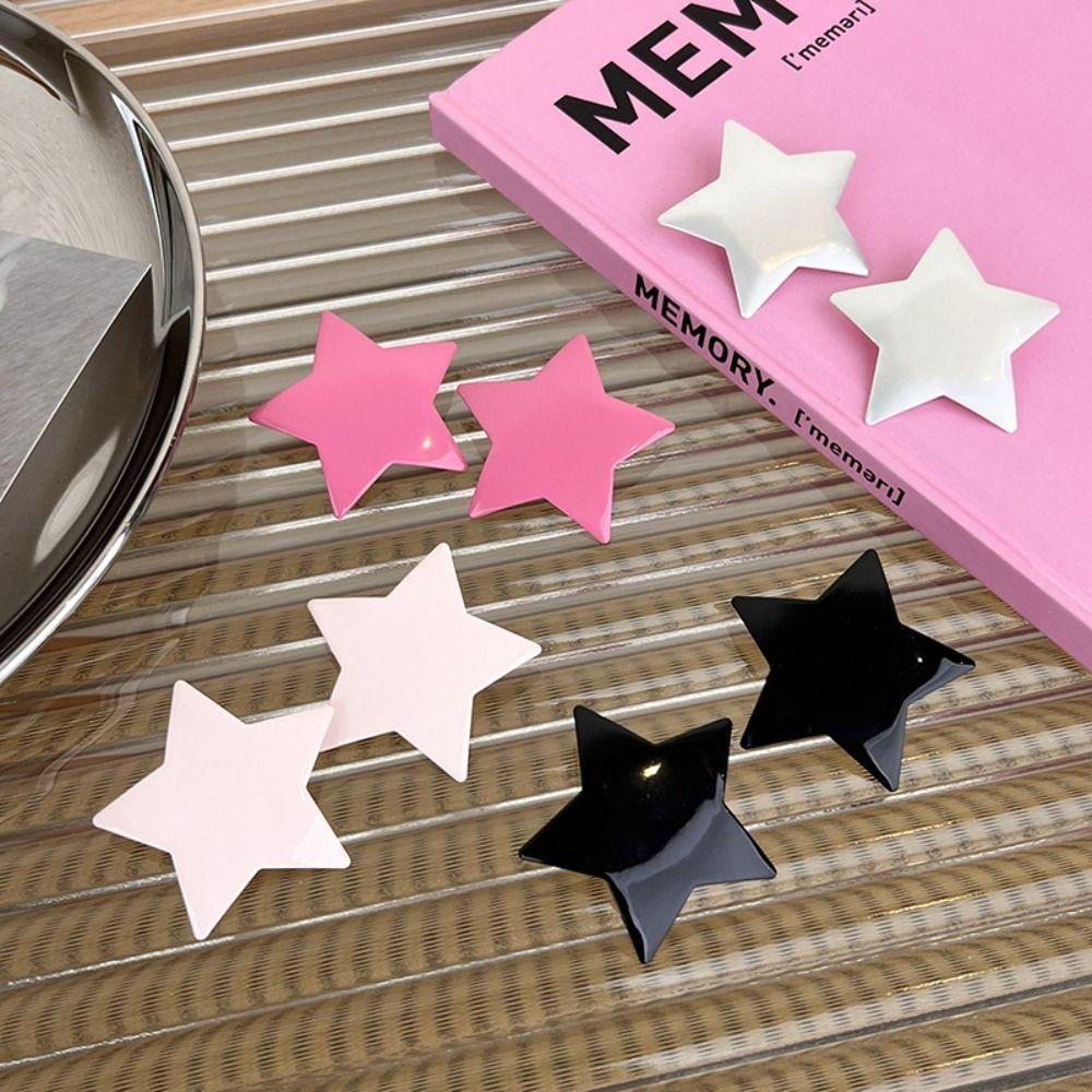 

Pentagram Hair Barrettes for Women Metal Bangs Clip Cute Hairpins Party