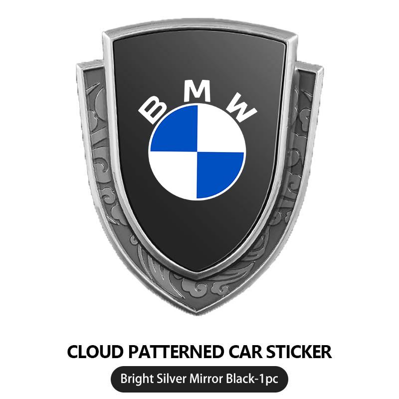 Car Metal Shield Emblem Side Fender Body Trunk Badge Sticker For BMW M3 M5 X3 E93 F10 F20 F30 F40 F15 F25 F26 F31 F49 F86 HF6