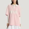 adidas Polo Shirts Unisex Light Pink Polo Collar Moderate Straight Fit KW8118