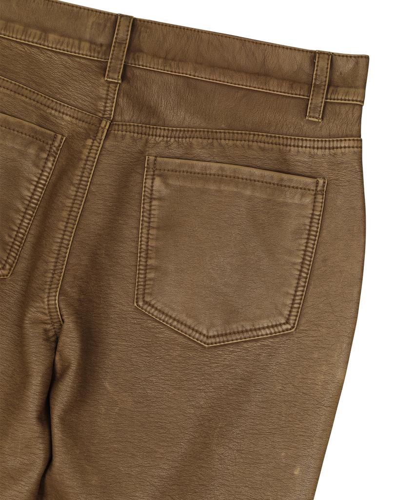 SUNDAY FRUIT MARKET W) Vintage Leather Flare Pant Brown