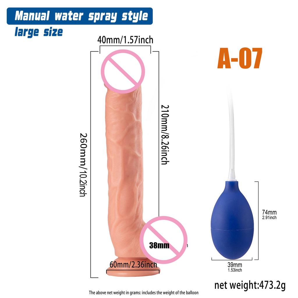 Remote Control Silicone Penis Dildo Vibration Telescopic Water Spray Realistic Super Strong Suction Cup Female Masturbation Toy