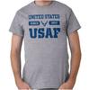 United States Air Force Military USAF Logo Womens or Mens Crewneck T Shirt Tee