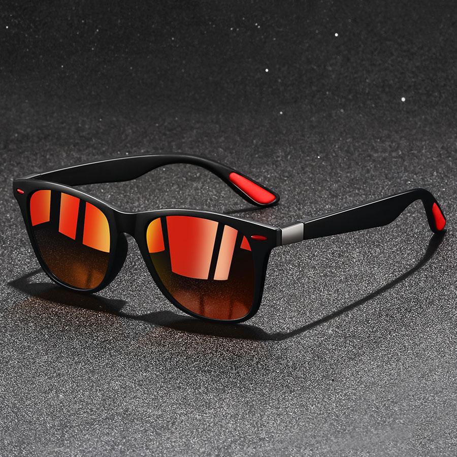 UV400 Fashion Square Sunglasses Men Women Trendy Colorful Lightweight Driving Goggles Outdoor Protection