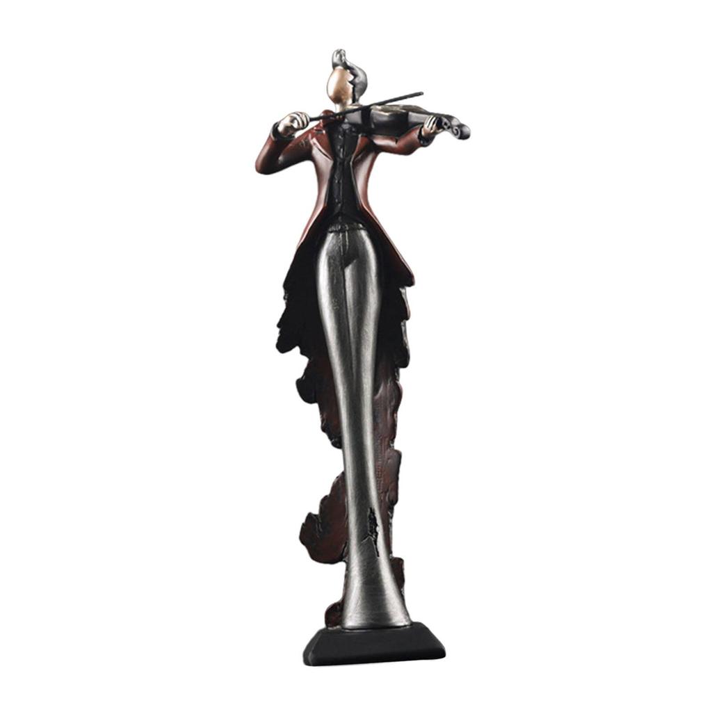30cm Musik Darsteller Musiker Statue Handwerk Tischdekoration Harz Skulptur für Bücherregale Multifunktional