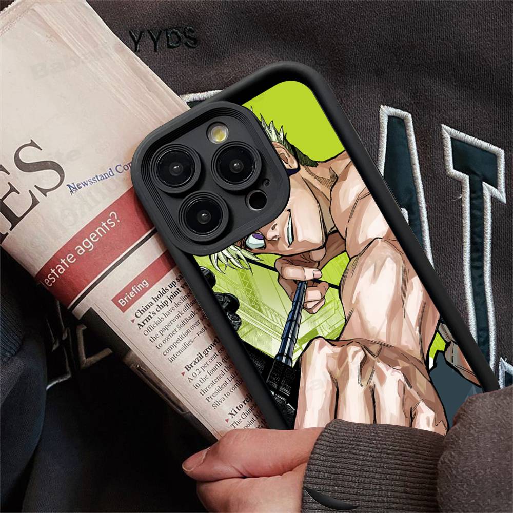 

New Anime Sakamoto Days For iPhone 17 15 13 12 11 14 Pro Max X XR XS 16 Plus Shockproof Candy Back Cover iPhone 16 pro