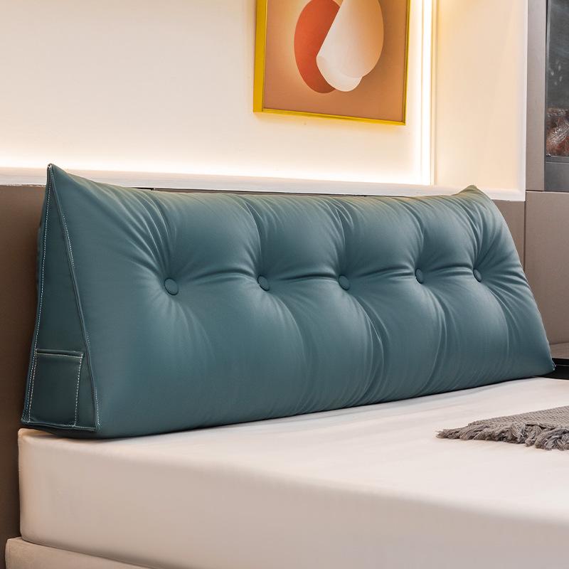 Luxury Triangle Headboard Cushion: Soft Upholstery for Bedroom, Lumbar Support, Bay Window, or Sofa