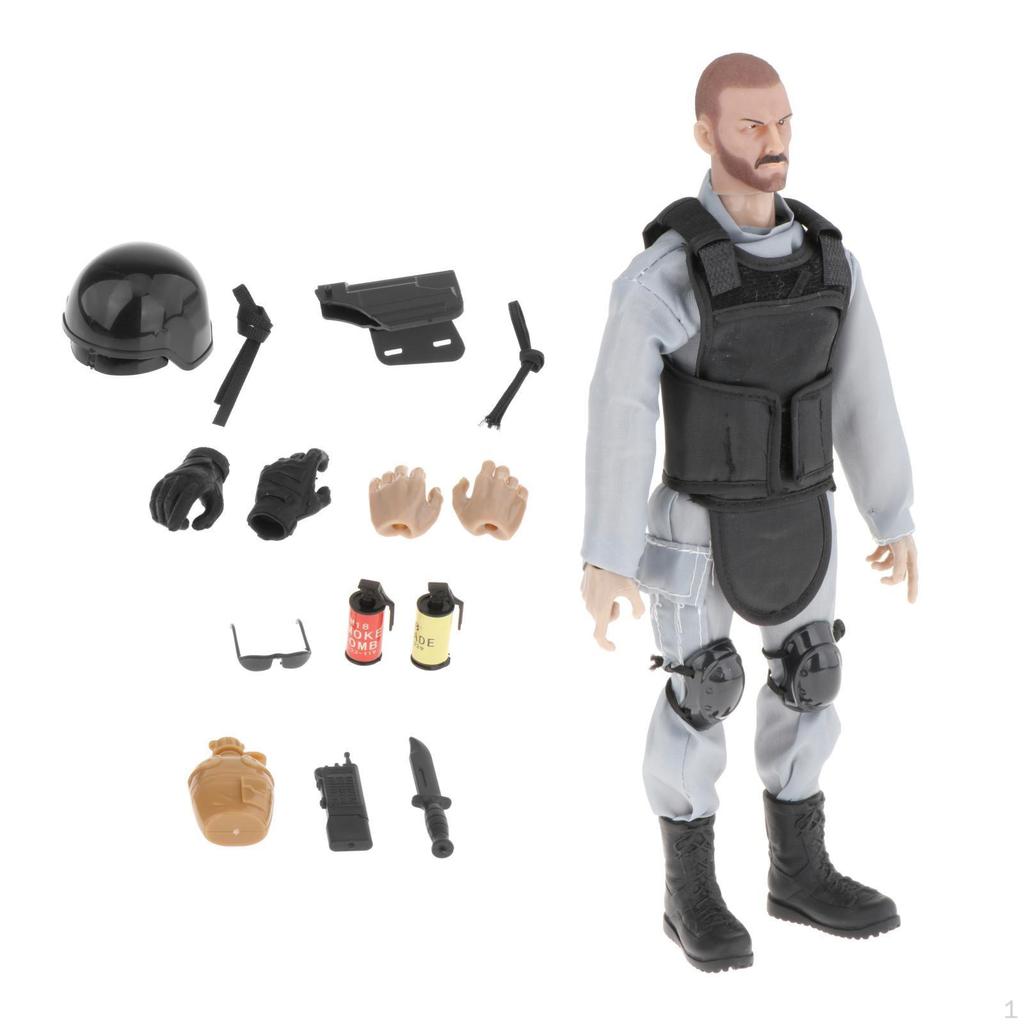 12 Inch Action Figures Playset, Model Figure In 1:6 Scale, Toys for Adults,