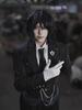 [NIUKACOS] Black Butler Sebastian Cosplay Costume - Butler Outfit, Tailcoat, Shirt, Vest, Pants, Tie, Brooch - Anime Costume, Manga Cosplay, Adult Siz