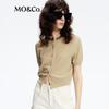 MO&Co. Embellished Wool Cashmere Knit Cardigan