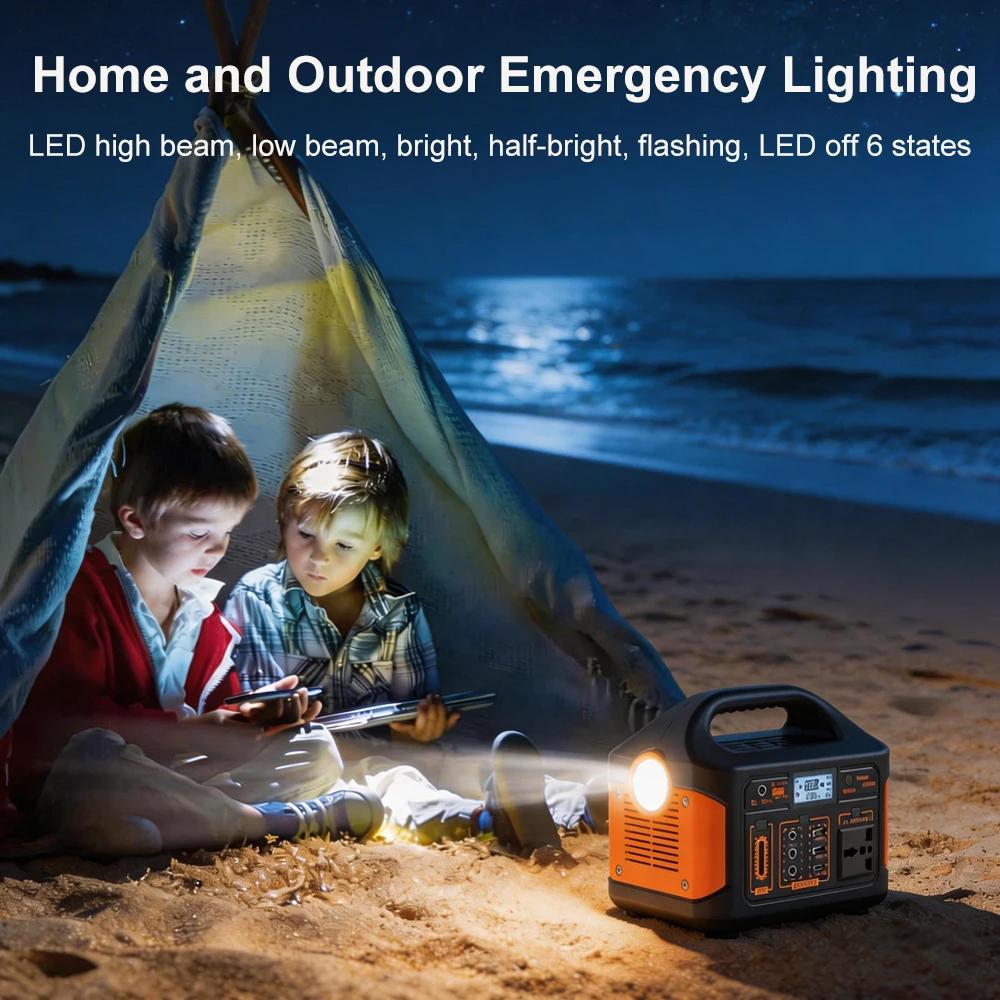 Gaiaray 100W 200W 500W Portable Power Station 220V Solar Generator LiFePO4 Battery Emergency Power Station for Camping Travel RV