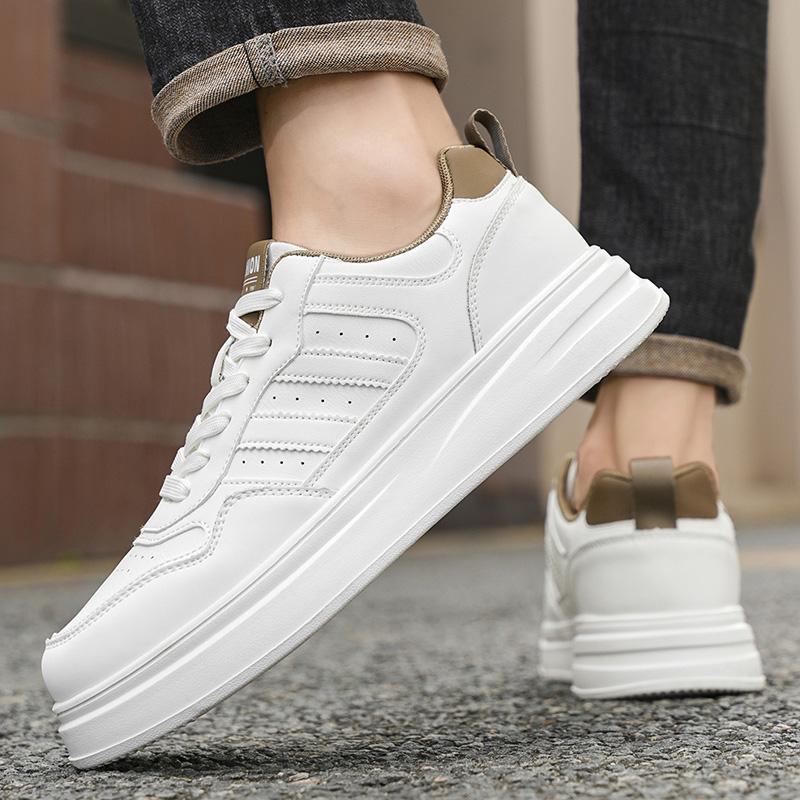 Nové Pánské Klasické Módní Nízké Tenisky na Skateboarding s Tlustou Podrážkou Pohodlné Měkké Podrážky Basketbalové Tenisky