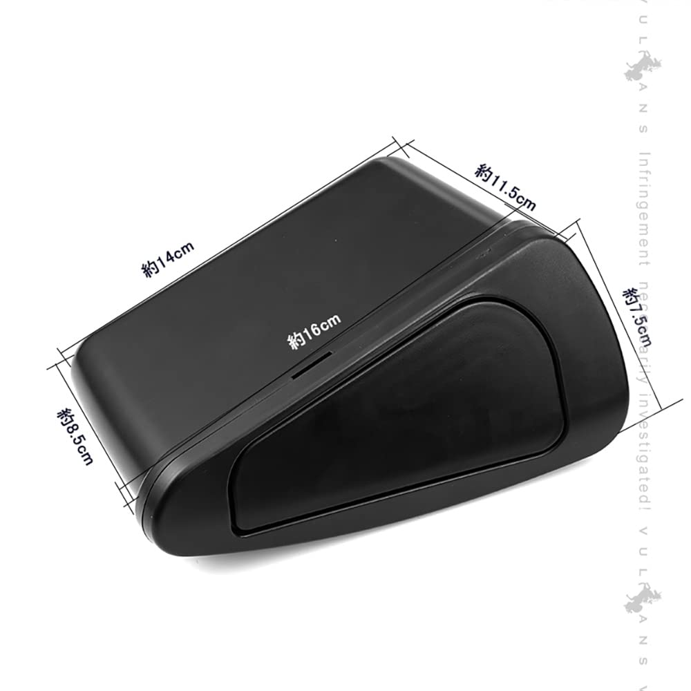 Set of 2 Side Trash Cans for Driver and Passenger Sides of Toyota Harrier 80 ABS Front Door Side Box Trash Garbage Interior Custom HARRIER80 [VULCANS]