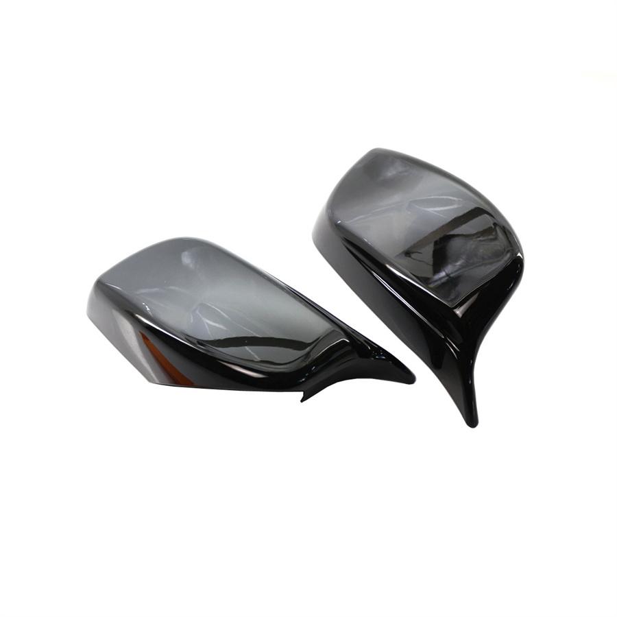 For BMW 5 Series E60 E61 E63 E64 2004-2007 Mirror Lamp Housing Rear View Mirror Cover Glossy Black  51167078360 51167078359