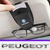 Suede Glasses Clip Car Sun Visor Card Ticket Clamp Fastener Valve Cap For VW Golf Amarok T5 Phaeton Teramont ID3 Tiguan T-Cross