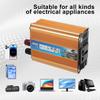 Car Power Inverter 500W Battery Converter Voltage Transformer Portable Multifunctional For SUV RV Truck Trailer Auto Accessories