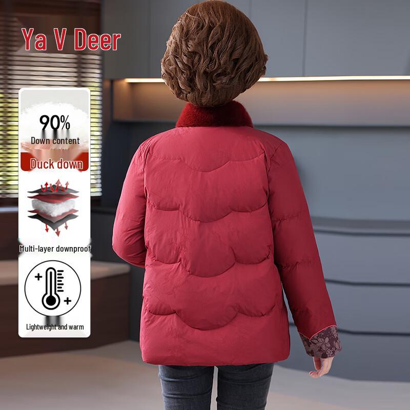 Yalu Women's Stand Collar Thickened Duck Down Jacket